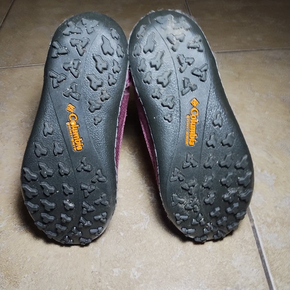 Columbia Girl's Purple Waterproof 200 Grams Insulated Winter Boots Size 3 - Picture 8 of 9